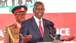 President William Ruto addressing a past function.