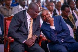 Deputy President Rigathi Gachagua and Interior CS Kithure Kindiki.