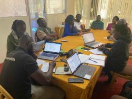 Katiba Institute team holds a community engagement in Kakamega County.