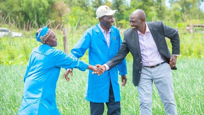 President Ruto in Meru County.