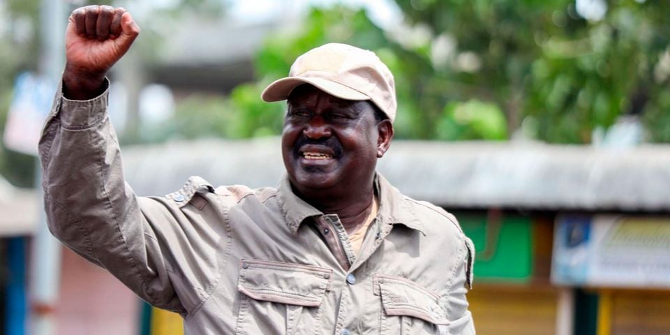 File image of Azimio leader Raila Odinga