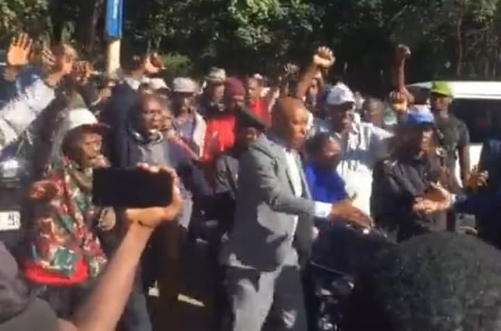 Maina Njenga arrives at the DCI Headquarters on Thursday, May 25, 2023.