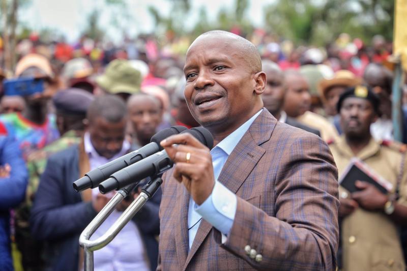 File image of CS Kithure Kindiki.