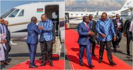 Former president Uhuru Kenyatta is in Burundi for official visit.