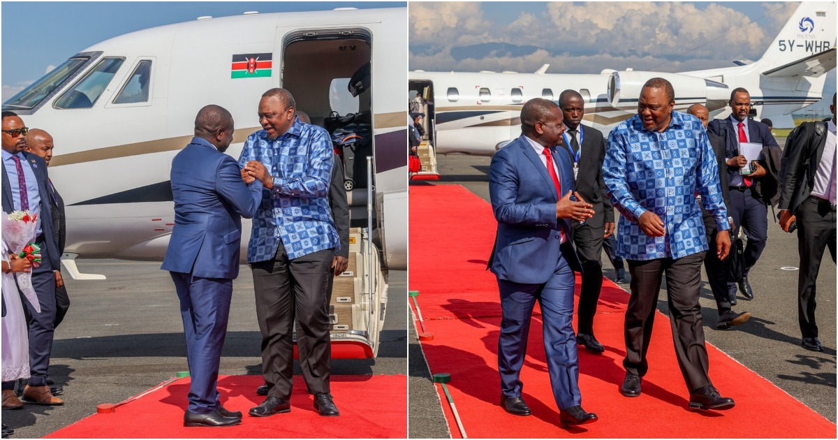 Former president Uhuru Kenyatta is in Burundi for official visit.