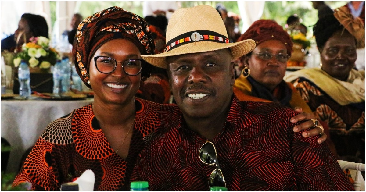 Former Baringo senator Gideon Moi with his wife Zahra.