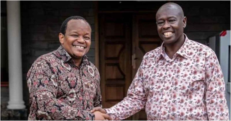 DP Rigathi Gachagua and Ngunjiri Wambugu.