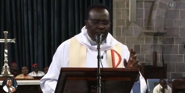 Outgoing ACK provost Reverend Sammy Wainaina.