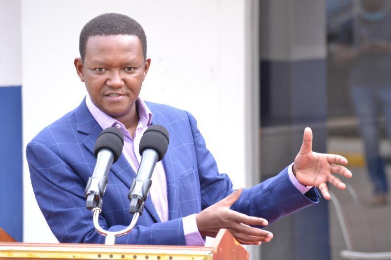 File image of Tourism CS Alfred Mutua.