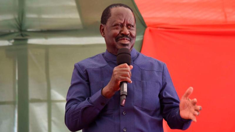 File image of Azimio leader Raila Odinga.