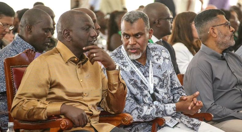 File Image of President William Ruto and Director of Public Prosecution (DPP) Noordin Haji.