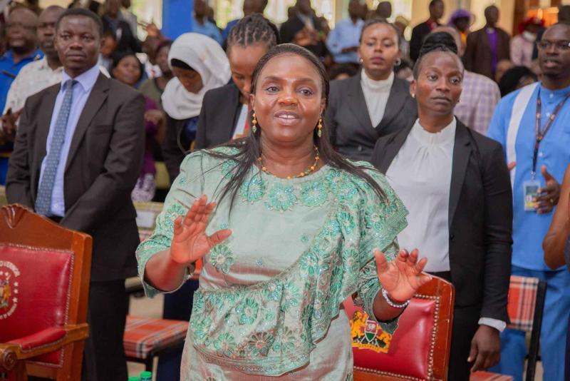 Pastor Dorcas Rigathi in Bungoma County.