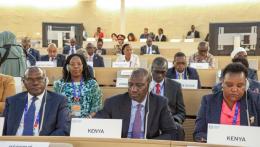 President William Ruto at the International Labour Organization, World of Work Summit, in Geneva, Switzerland.