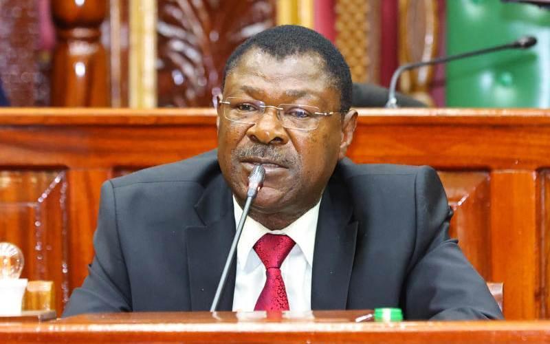 File image of National Assembly Speaker Moses Wetang'ula.