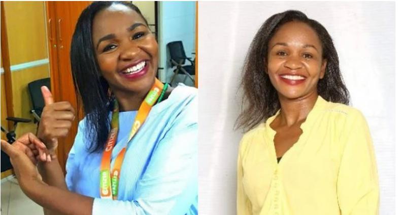 A composite image of Citizen TV investigative Journalist Purity Mwambia.