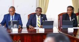 UDA Secretary General Cleophas Malala attending a Cabinet Meeting after clearance by President William Ruto.