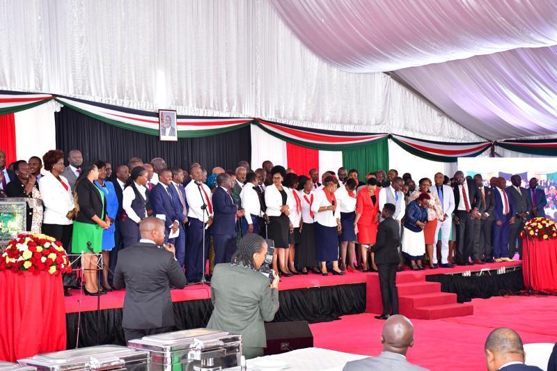 Members of Parliament at the National Prayer Breakfast Meeting.