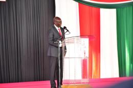 Deputy President Rigathi Gachagua addressing the National Prayer Breakfast.