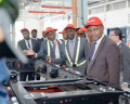 President Ruto launches the first ever electro-deposition paint plant at the Isuzu East Africa, Nairobi.
