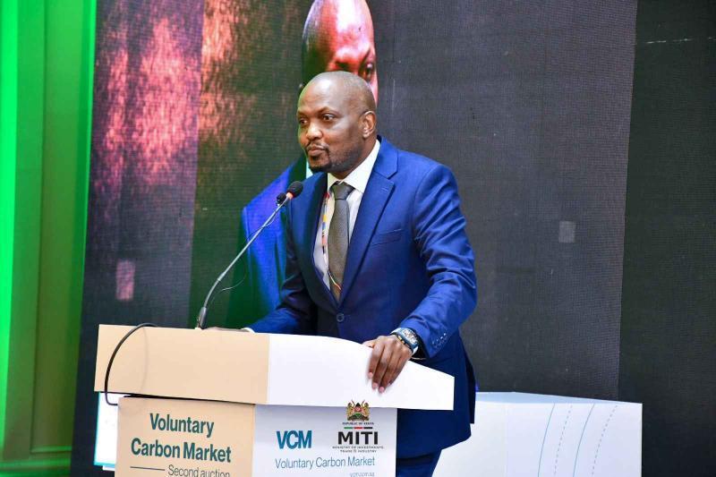 File Image of Trade CS Moses Kuria.