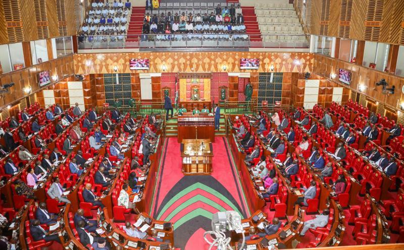 A parliamentary session during the voting for the Finance Bill 2023 on Wednesday, June 14.