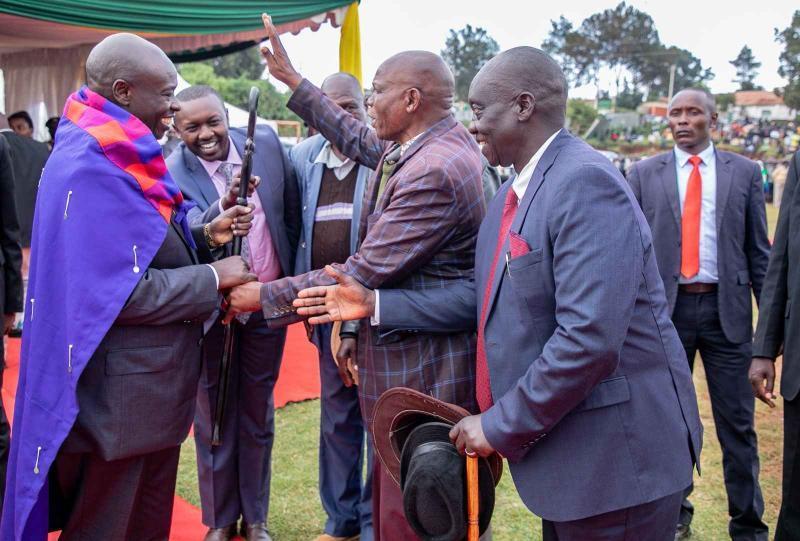 Deputy President Rigathi Gachagua in Iten, Elgeyo Marakwet County.