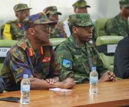 The Chief of the Defence Forces (CDF) General Francis Ogolla in Rwanda.