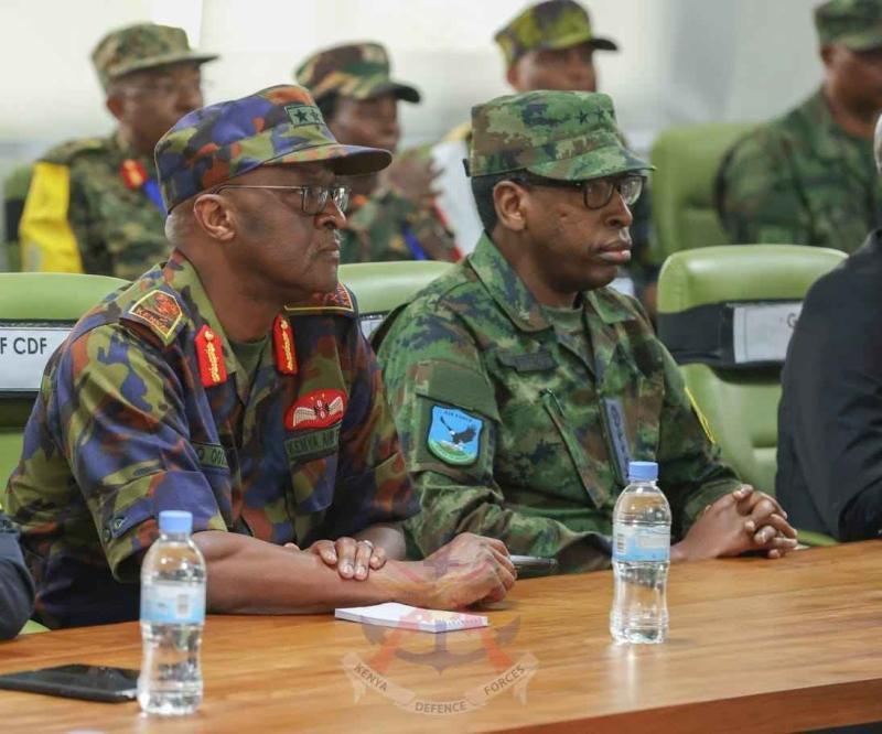 The Chief of the Defence Forces (CDF) General Francis Ogolla in Rwanda.