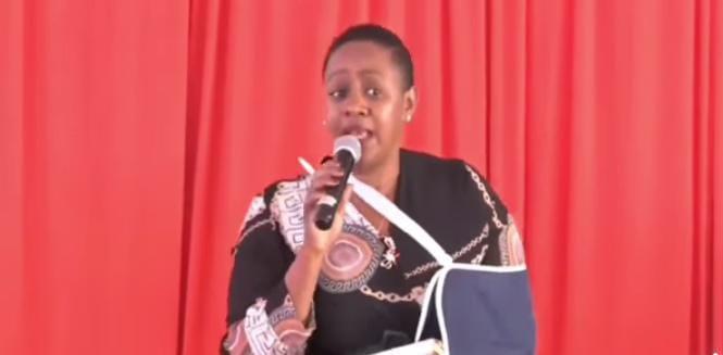 Nominated MP Sabina Chege.