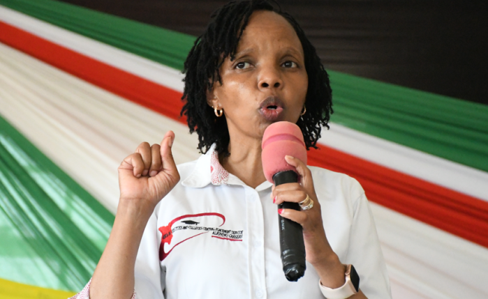 File image of KUCCPS CEO Agnes Mercy Wahome.