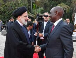 President William Ruto receives Iran President Ebrahim Raisi at State House, Nairobi on Wednesday, June 12, 2023.