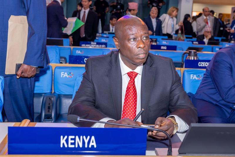Deputy President Rigathi Gachagua in Rome, Italy.