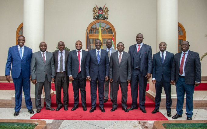 President William Ruto meets ODM Rebel MPs at State House, Nairobi.