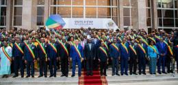 President William Ruto during a joint session of the Congolese Parliament in Brazzaville.
