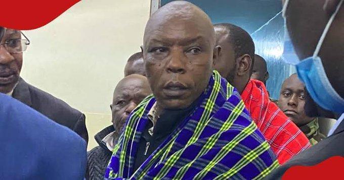 Ex-Mungiki Leader Maina Njenga at Makadara Law Courts.