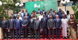 President Ruto and other Heads of State during the Fifth Mid-Year Coordination Meeting of the African Union at the UN Complex in Gigiri, Nairobi County.
