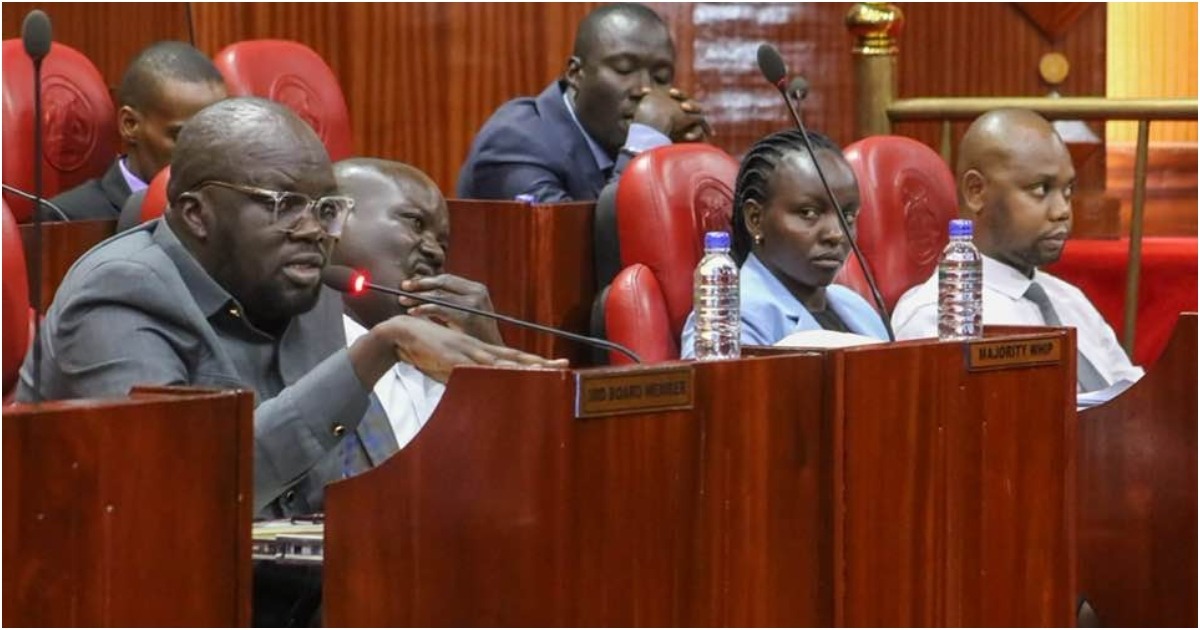 Nairobi MCAs during a past session in the county assembly.