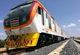 File image of a Kenya Railways Train.