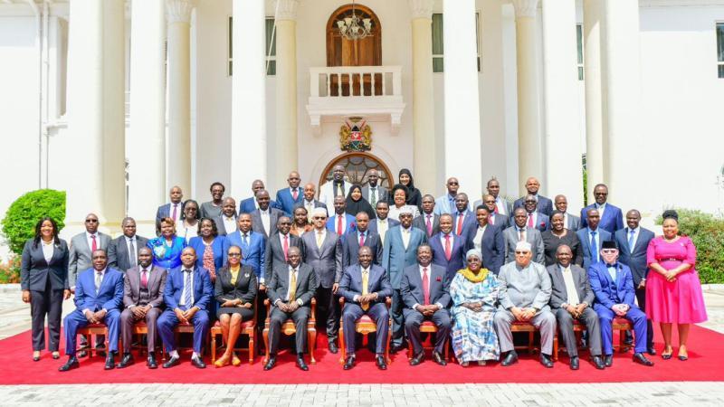 President William Ruto and the 50 CASs.