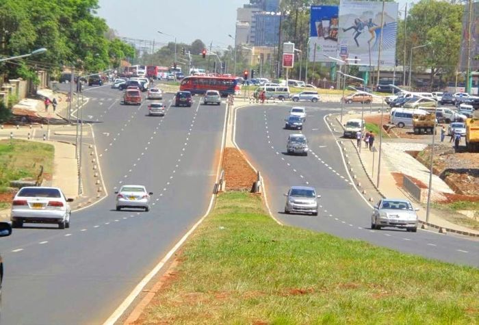 A section of Ngong Road.