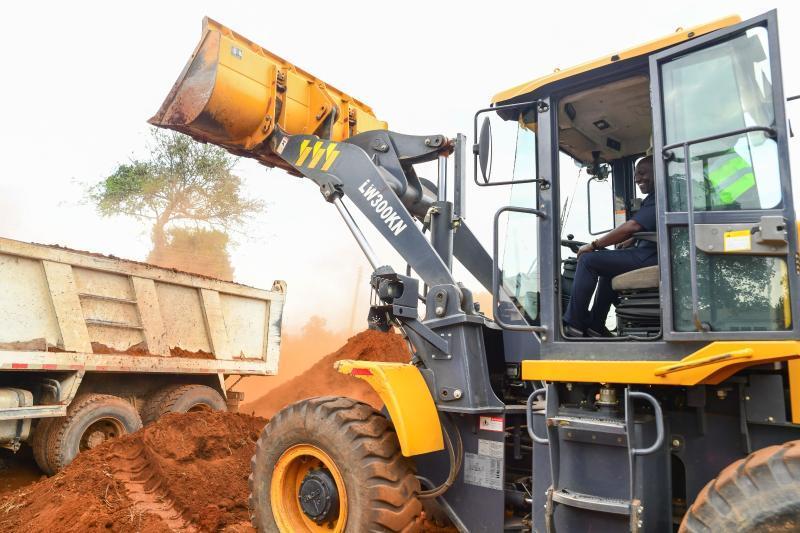 File Image of President Ruto presiding over the launch of the affordable housing project in Busia County.