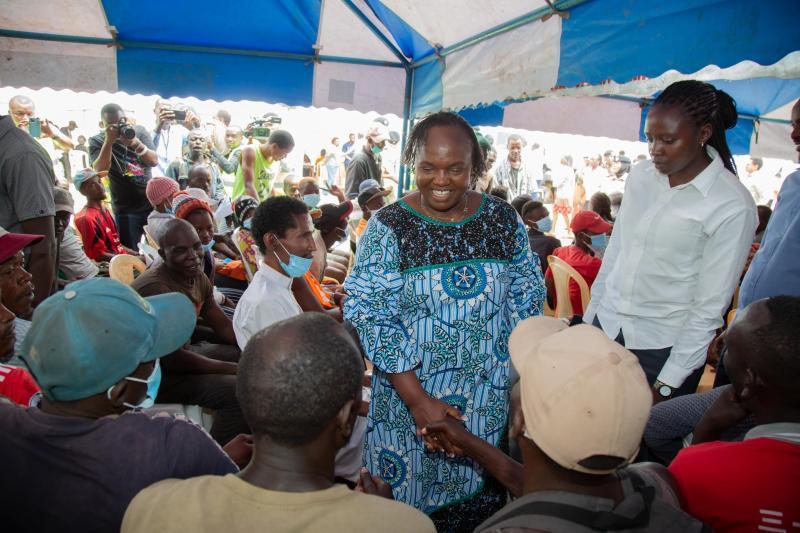 Pastor Dorcas Rigathi in Mombasa County.