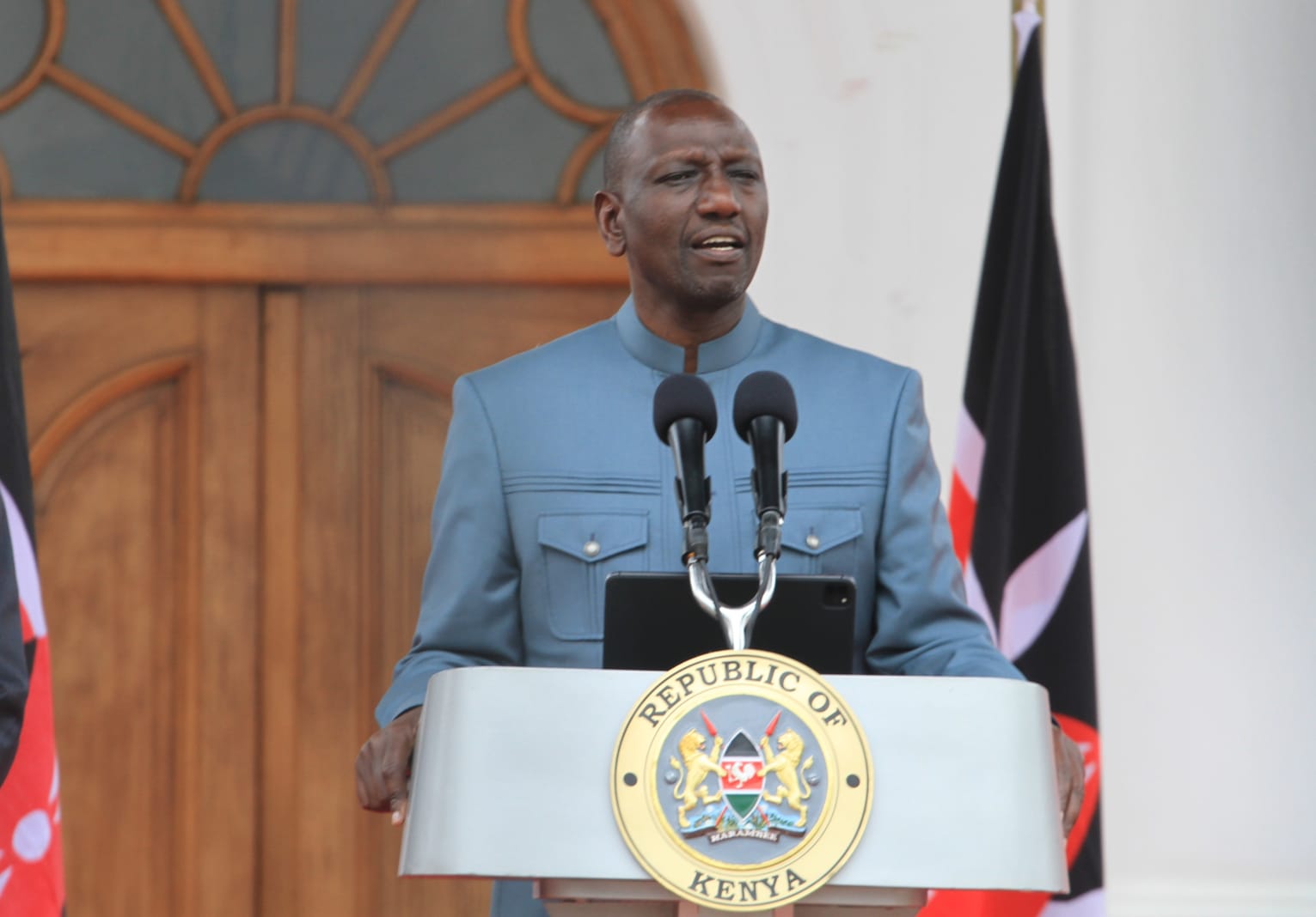 President William Ruto addressing the nation on Wednesday, August 2, 2023