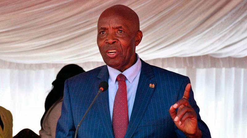 File image of Education CS Ezekiel Machogu.