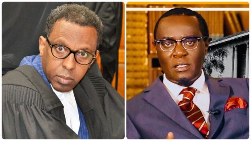 Senior Counsel Ahmednasir Abdullahi and Political Analyst Mutahi Ngunyi.
