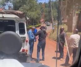 Kumar Bhatti being arrested by DCI Officers.