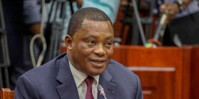 File image of Attorney General Justin Muturi.