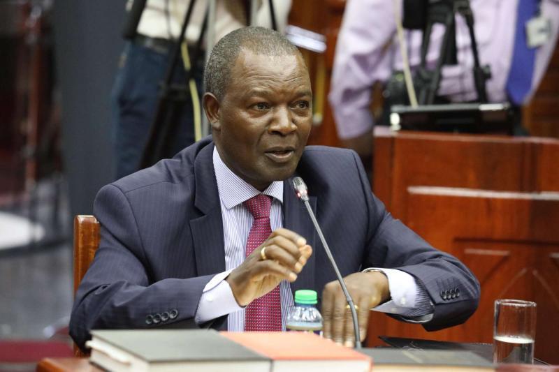 File image of Treasury CS Njuguna Ngung'u.