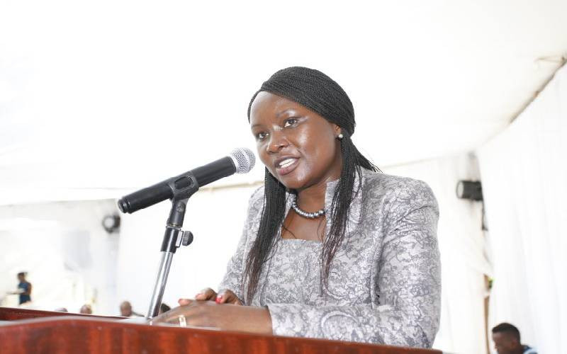 FILE IMAGE of Embu Governor Cecily Mbarire.