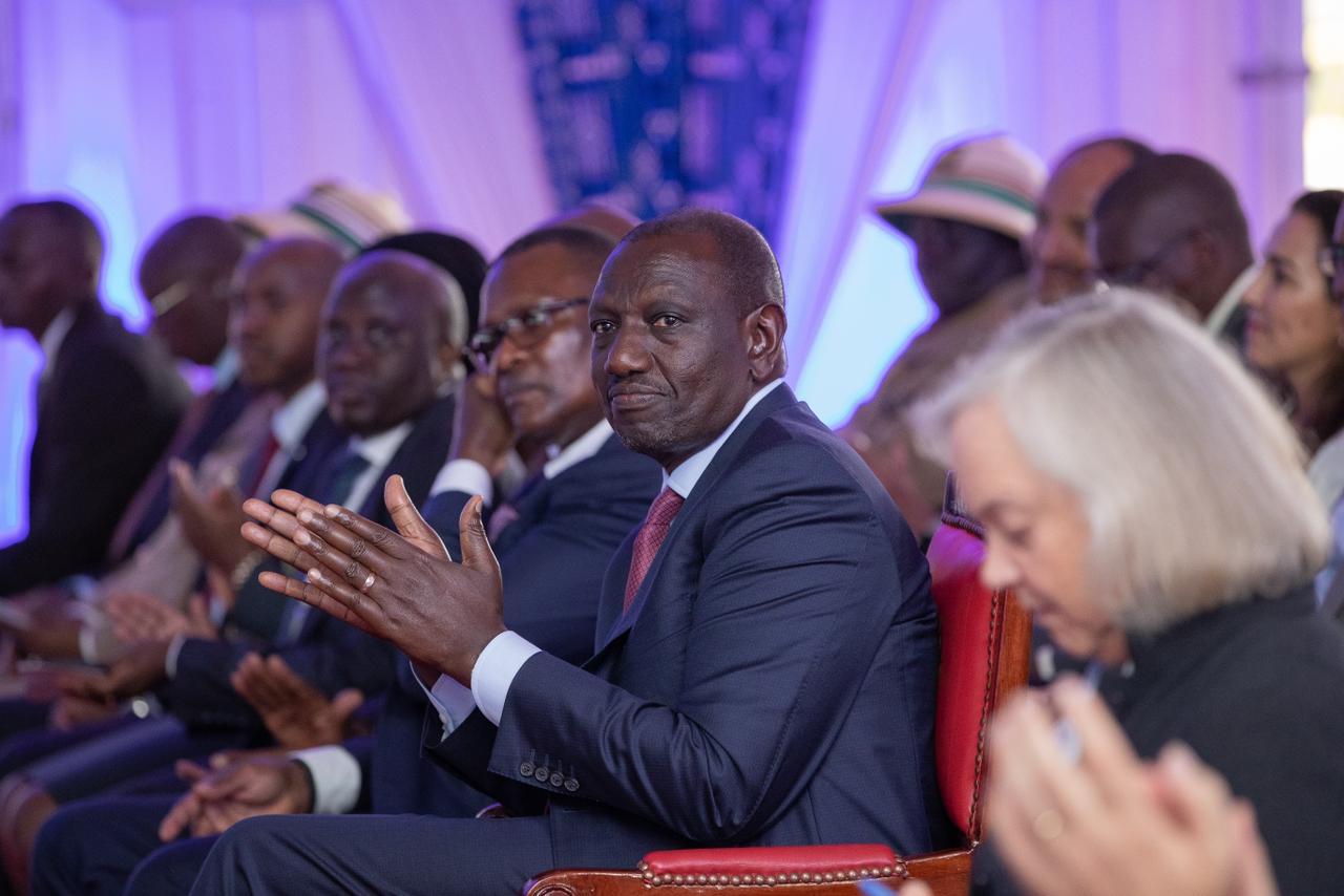 President Ruto during the IBM Research-Africa Labs, 10th-anniversary celebrations, at the Catholic University of Eastern Africa.